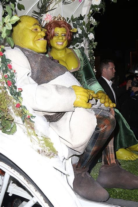 Heidi Klum Is Princess Fiona With Massive Green Feet For Halloween
