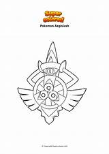 Aegislash Colorare Disegno Ausmalbilder Supercolored Ausmalbild sketch template