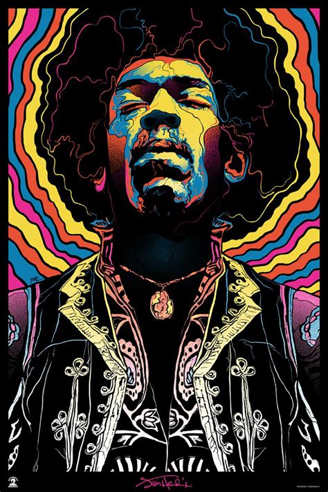Jimi Hendrix Art Print By Gabz Music Poster Jimi Hendrix Art