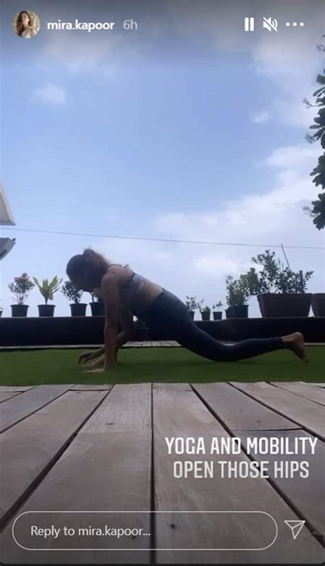 mira kapoor does hip opening yoga asanas here s why you should too