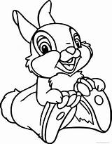 Thumper Bambi Wecoloringpage Coloringfolder Clipartmag Clipground sketch template