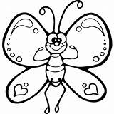 Mariposas Tiernas sketch template