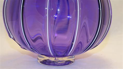 Purple Glass Sphera World Art Glass Murano Glass Ts Co