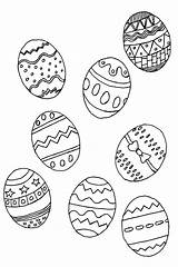 Paques Coloriage Oeufs Oeuf Dessin Imprimer Colorier Colorat Coloriages Pasqua P71 Uova Décorer Raskraska Imprimé Ques Pâques Planse Kleurplaten Hugolescargot sketch template