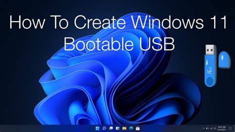 bootable usb drive windows 11 iso download and install