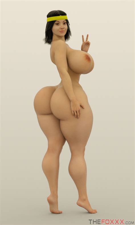 Crystal Yamanaka Wide Hip Brunette 3d Art By The Rodman