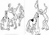 Livrinho Scooby Doo Fazendo Nossa Festa Molde sketch template