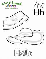 Coloring Pages Hats Alphabet Choose Board Colouring Kids sketch template