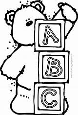 Abc Coloring Pages Baby Blocks Clipart Shower Drawing Block Kids Sheets Alphabet Color 123 Letter Printable Wagon Covered Learning Girls sketch template