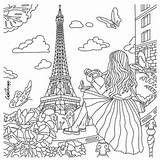 Coloring Paris Pages Adult Adults Colouring Therapy Printable Fairy Book App Sheets Books Colortherapy Kids Worksheets Find Cognitive Behavioral Inspirational sketch template