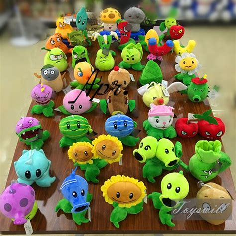 plants  zombies  pvz figures plush baby staff toy stuffed soft doll