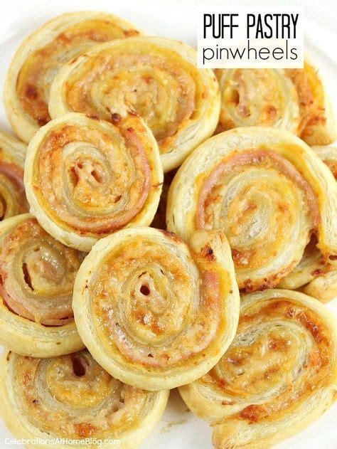 ham and cheese pinwheels with puff pastry recipe pinwheels
