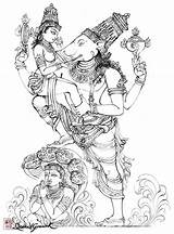 Vishnu Lord Varaha Drawing Hindu Indian Drawings Goddess God Earth Sketch Sketches Paintings Asura Painting Ganesha Bhu Choose Board Draw sketch template