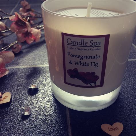 candle spa pomegranate white fig luxury candle review vanilla lime