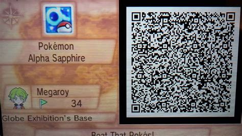 Pokemon Alpha Sapphire Secret Base Qr Code Youtube