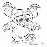 Gremlins Drawing Coloring Pages Character Drawings Gizmo Cartoon Sketches Sketch Cute Cohen Graffiti Lotti Year Post First Characters Easy Printable sketch template
