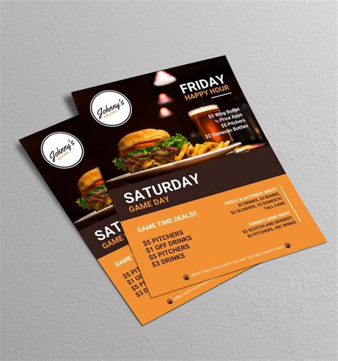 creative bar restaurant event flyer template  highly shareable