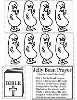 Prayer Jelly Bean Kids Activity Coloring Pages Printable Beans Cutout School Sunday Sheets Sheet Church Cut Activities Print Bible Children sketch template