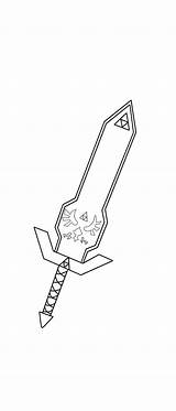 Espada Zelda Colorear Lineart Maestra Schwerter Hero раскраски выбрать доску Kirby sketch template