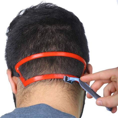 allouli neck hair cutting guide hairline neckline shaving template