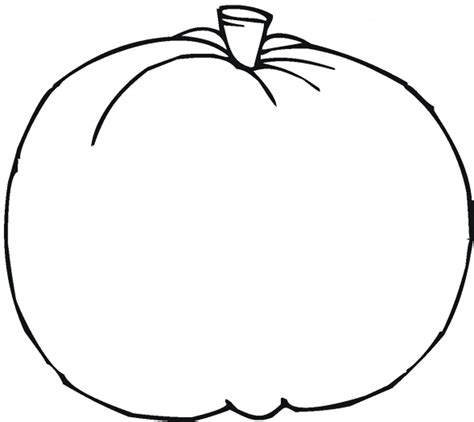 blank pumpkin template coloring home
