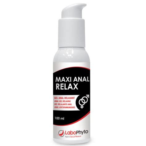 Maxi Anal Relax Gel 100 Ml Facilite La Pénétration Anale – Labophyto