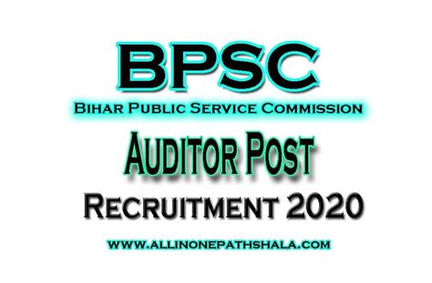 Bpsc Auditor Recruitment 2020 Apply Online – 373 Vacancies For Audit