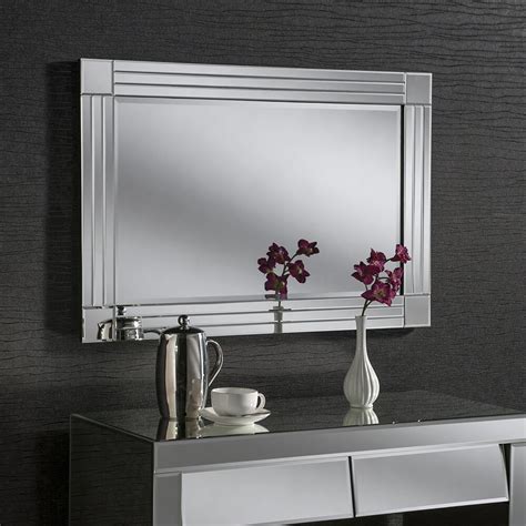 yearn mirrors beveled contemporary wall mirror and reviews uk
