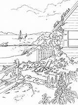 Coloring Pages Drawing Shore Seashore Beach Scenes Sea Adult Ultraman Doverpublications Dover Publications Book Printable Colouring Getdrawings Welcome Visit Local sketch template