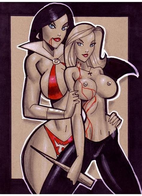 lesbians vampirella and buffy the vampire slayer001 comic art sorted by position luscious
