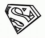 Coloring Superman Logo Pages Popular sketch template