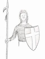 Drawing Chainmail Armor Medieval Draw Lesson Getdrawings Knight sketch template