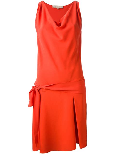 vanessa bruno sleeveless dress in red lyst