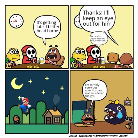 I Got Bored And Turned This Comic Into A Tragedy R Casualnintendo