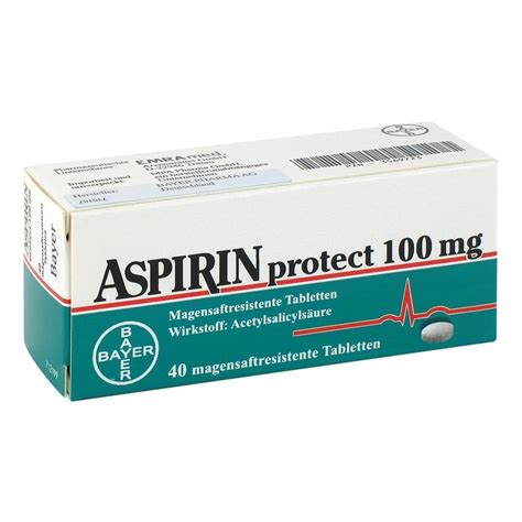 aspirin protect  mg magensaftrestabletten  stueck  medpex