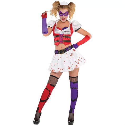 Adult Harley Quinn Costume Arkham Asylum Party City