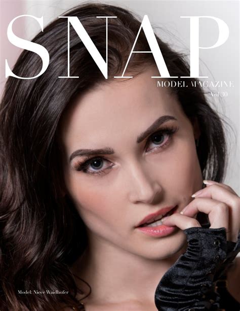 snap model magazine vol 30 by danielle collins charles west blurb books