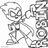 Pages Titans Coloring Teen Go Getcolorings Beast Boy Pretty sketch template
