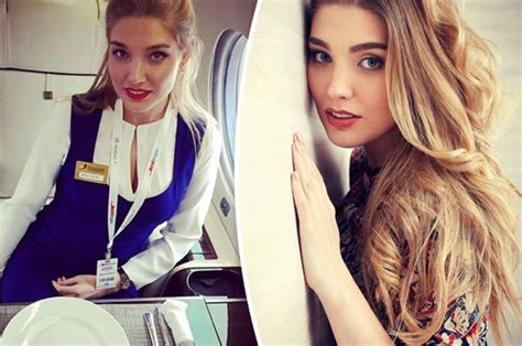 Sexy Air Hostess Crowned Best Flight Attendant In Russia