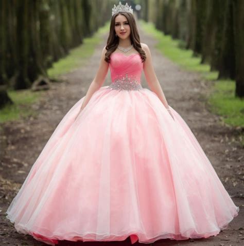 Precioso Vestido De Quinceañera Vestido De Bola Rosa 2020 Corazón