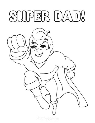 ideas  coloring super dad coloring pages