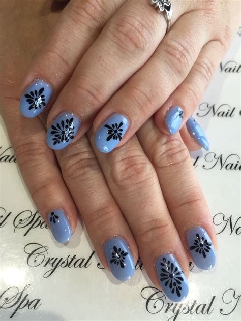 crystal crystal nails nail art nails