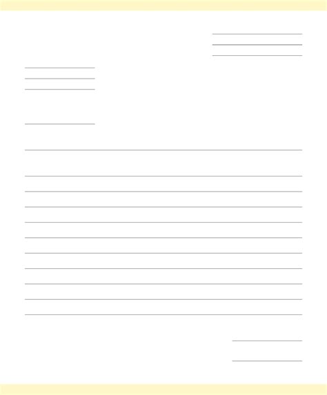 blank letter template printable