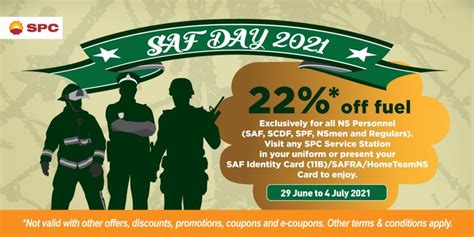 Spc Singapore Saf Day 2021 22 Off Fuel Promotion 29 Jun 4 Jul 2021