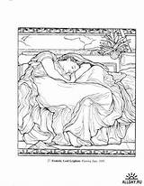 Coloring Great Book Botticelli sketch template