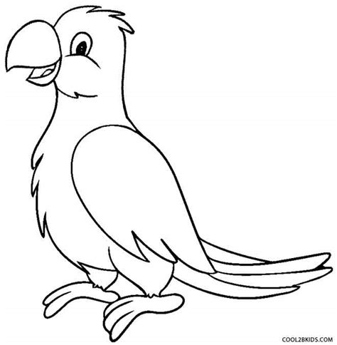 printable parrot coloring pages  kids coolbkids