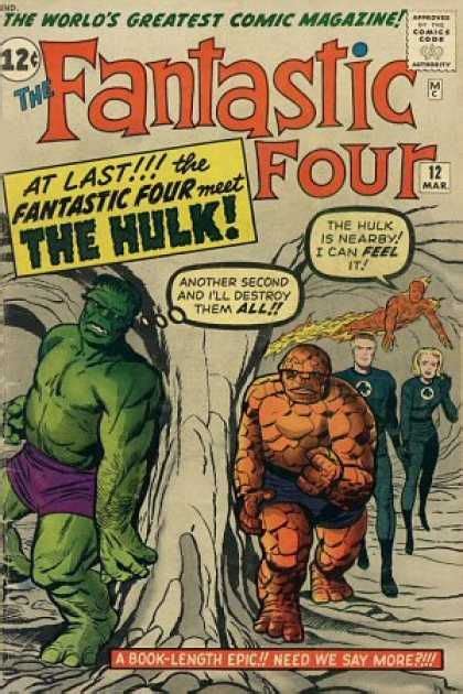 Fantastic Four 12 Invisible Woman Mr Fantastic Hulk