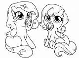 Coloring Pony Little Pages Belle Sweetie Getcolorings Color sketch template
