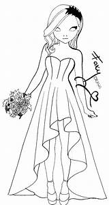 Topmodel Hochzeitskleid sketch template