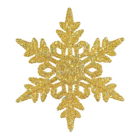 golden glittering snowflake royalty  stock image image